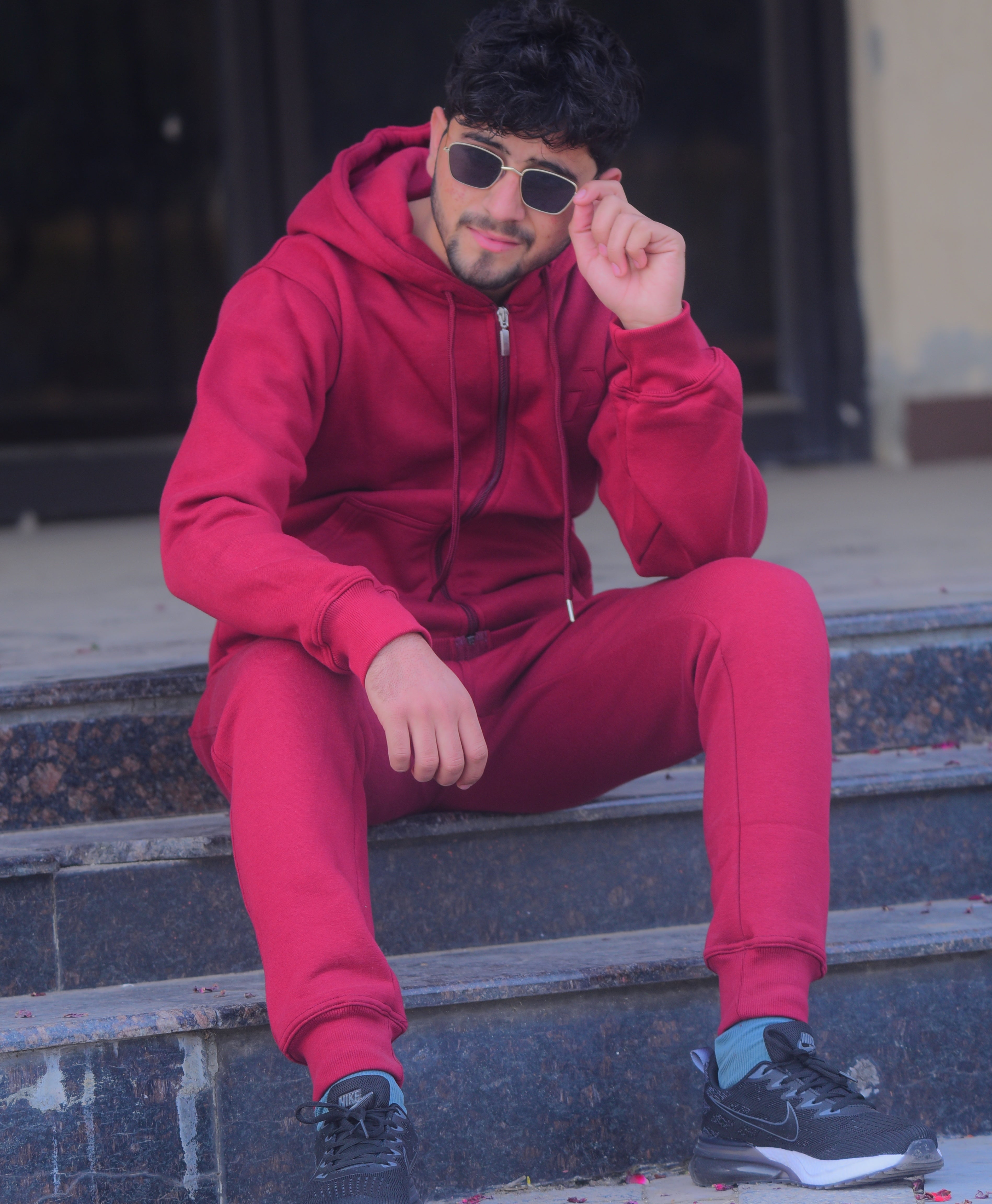 Premium Tracksuit Set – Mehroon