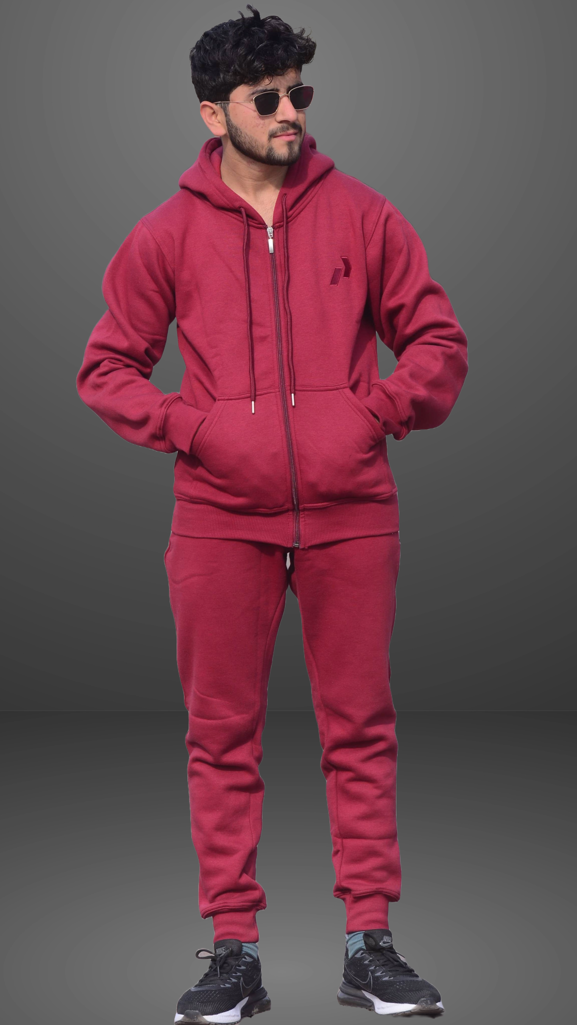 Premium Tracksuit Set – Mehroon