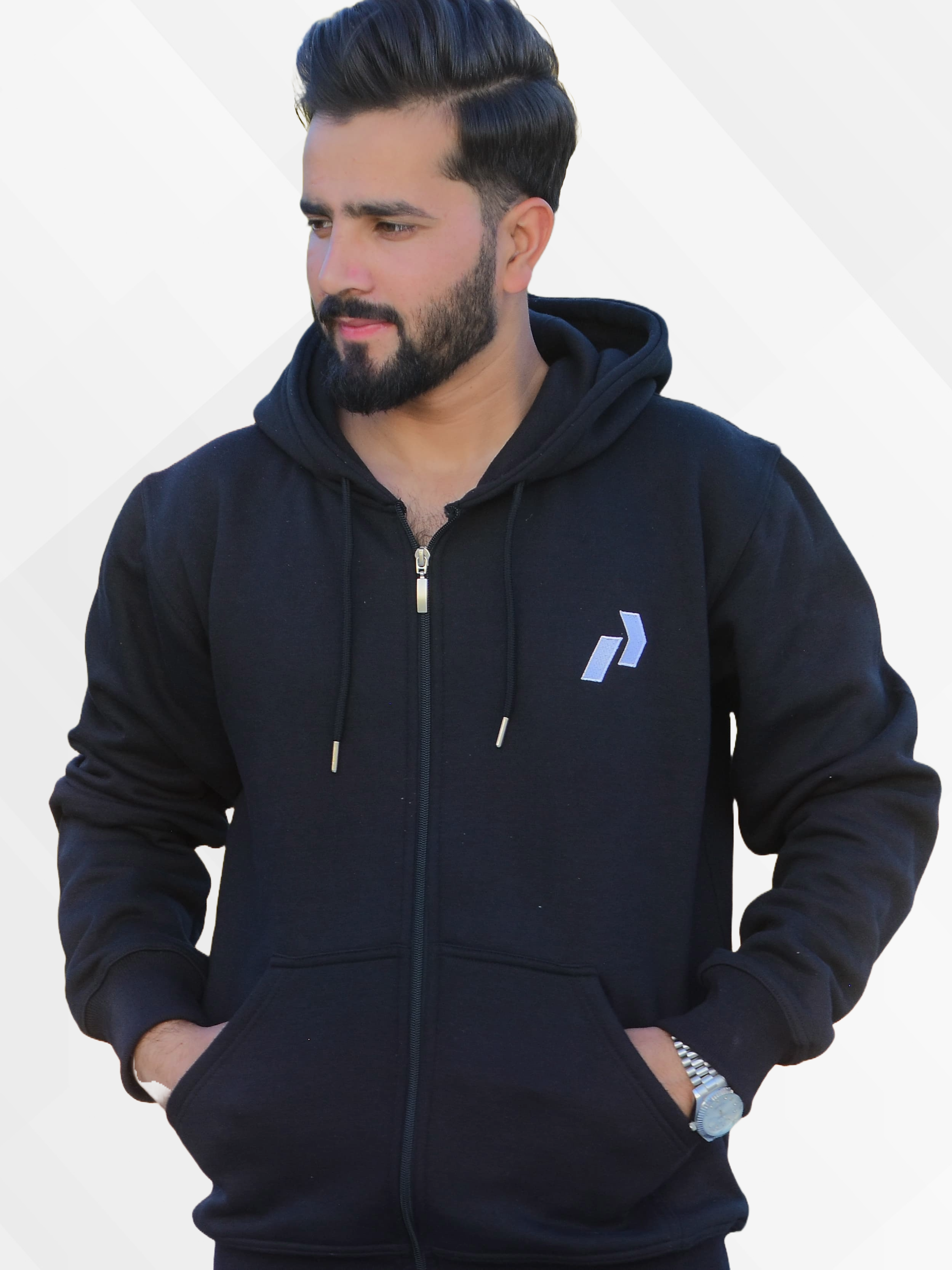 Premium Tracksuit Set – Black